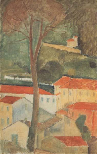 Amedeo Modigliani Paysage a Cag (mk38)